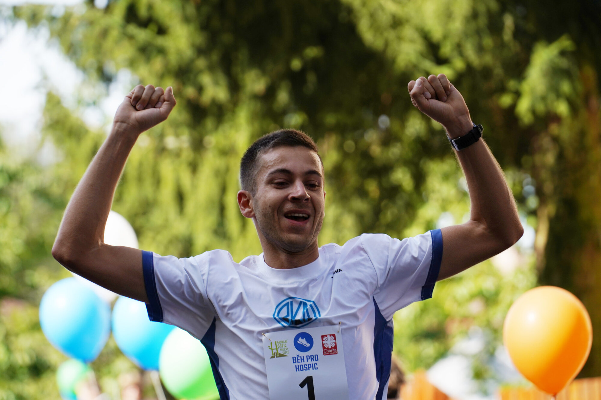 Pavel Jelen - vítěz v běhu na 10 km